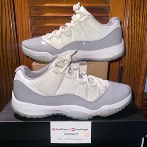 Size 9.5 - Air Jordan 11 Retro Low Cement Grey